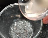 A picture of step 4 of Rose Sabja Lemonade.