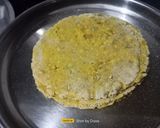 A picture of step 4 of Multigrain Mint Khakhra.