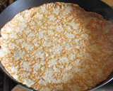 Foto del paso 1 de la receta: Crepê rellena de plátano y albaricoques con almíbar de limón