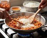Foto del paso 5 de la receta: Kimchi Bokkeumbap