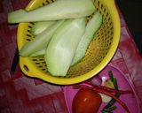 Foto langkah ke 1 dari resep Tumis Labu Siam Serut.