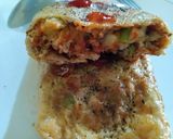 ক্যাবেজ স্টাফড চীজ ওমলেট(cabbage stuffed chees omlette recipe in Bengali) রেসিপি ধাপ - 4 ছবি