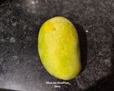 A picture of step 1 of Mango Ice Apple Cooler.