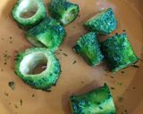 A picture of step 2 of Bitter gourd Masala.