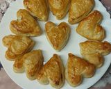 Nutellás szív leveles tésztából recept fázis 5 fotója