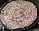 A picture of step 3 of Ragi dosa.