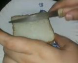 A picture of step 1 of Chocolate bread toast.