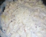 A picture of step 9 of Plain white sauce pasta 🍝 with fries 🍟.