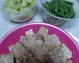 Foto langkah ke 1 dari resep Lodeh Labu Siam Kacang Panjang Tempe.
