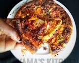 A picture of step 20 of Mini cheeseless pizza.