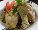 Foto langkah ke 3 dari resep Ayam kukus bawang putih.