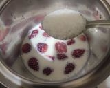A picture of step 3 of Strawberry Milkshake.