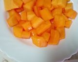 Foto del paso 1 de la receta: Crema de calabaza y zanahoria en freidora de aire