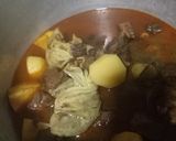 A picture of step 4 of Daigi Biryani.