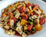 Foto del paso 6 de la receta: CHORIZO Español y Durazno🍑a la🍜Oriental...!