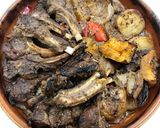 A picture of step 5 of Grilled Lamb Chops with Squash and Potatoes.