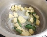 A picture of step 3 of Chana and Potato Masala.