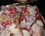 A picture of step 4 of Healthy fruit chaat😋.