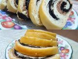 Roti tawar motif (tanpa telur)