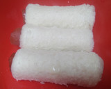 Foto langkah ke 3 dari resep Sosis Gulung Roti Tawar.