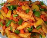 मसाला पास्ता (Masala pasta recipe in Hindi) रेसिपी चरण 5 फोटो