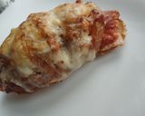 Egészben sült "pizza" krumpli recept fázis 9 fotója