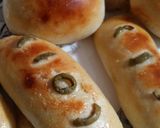 A picture of step 7 of Achari pizza roll.
