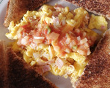 Foto del paso 3 de la receta: Huevos con jamón