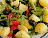 Foto del paso 7 de la receta: Ensalada templada de patata, judías y Halloumi