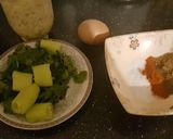 A picture of step 1 of Home-made Kafta kebab ☺.