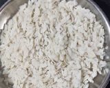 A picture of step 1 of Poha cutlet.