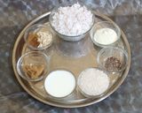A picture of step 1 of নারকেল সন্দেশ (Narkel sandesh recipe in bengali).