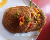 A picture of step 7 of Veggie mango pancakes.