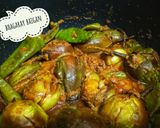 A picture of step 6 of Bhagaray baingan.