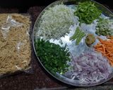 A picture of step 1 of Chinese bhel.