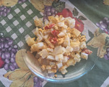 Foto del paso 4 de la receta: Ensalada con huevo de avestruz y papas, morrón rojo
