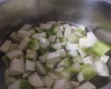 A picture of step 2 of Snake Guard Soup.