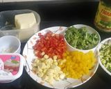 A picture of step 1 of Veg Au Gratin.