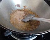 A picture of step 2 of Paneer korma with jeera rice.