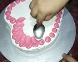 Heart shape cake with cocktail filling recipe step 8 photo