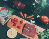 Hình bước làm 1 của món Beefsteak