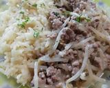 Foto del paso 3 de la receta: Revuelto rápido de carne de cerdo y brotes de soja