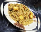 A picture of step 9 of Paneer pulao.
