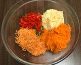 Pas rețetă Chifteluțe cu somon și legume 1 fotografie