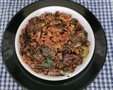 A picture of step 5 of Laal Saag/ Chaulai Saag(Red Amaranth).