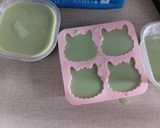 Foto langkah ke 4 dari resep Sour Creamy Matcha Agar-Agar.
