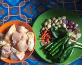Foto langkah ke 1 dari resep Ayam Lado Mudo aka Ayam Cabe Ijo.