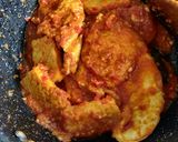 Foto langkah ke 4 dari resep Tempe Dan Telur Ceplok Bumbu Balado.