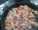 Foto del paso 5 de la receta: Tiritas tres carnes en salsa rosa al disco