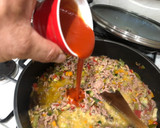 Foto del paso 6 de la receta: Canelones de calabacín con salsa de pimientos del piquillo y queso de oveja fresco